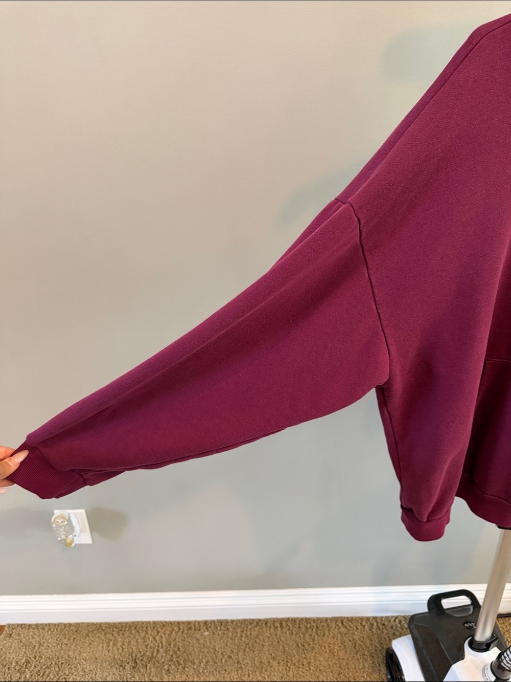 ALO Yoga Women's Raspberry Crewneck Sweater - Picture 3 of 4